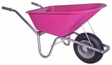 Kruiwagen 100 liter roze fuchsia