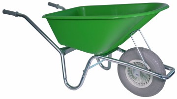 Kruiwagen 100 liter limegroen