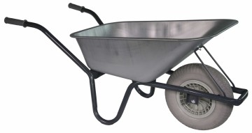 Hummer Kruiwagen 85 liter anti-lek verzinkte bak gepoedercoat frame