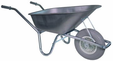 Hummer Klus kruiwagen verzinkt frame 85 liter verzinkt anti-lek