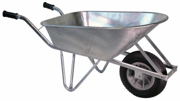 Hummer Kruiwagen gegalvaniseerd 120 liter ovale buis