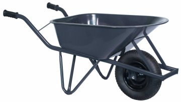 Hummer Bouw kruiwagen staal 85 liter ovale buis