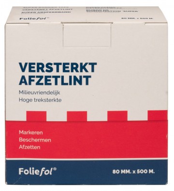 Afzetlint rood- wit 500 meter