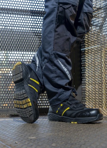 Baak admiraal john s1ps zwart geel met boa sluitin1 5