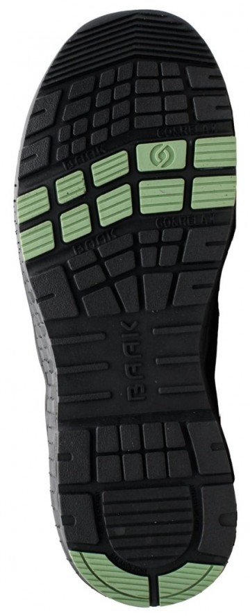 Baak alea s3s zwart groen met boa sluiting 35 t m1 1