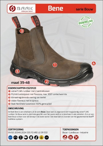 Baak bene s3s bruin 39 t m 481 2