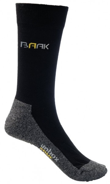 Baak werksok ultra coolmax zwart grijs 35 t m 501