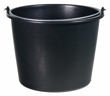 Emmer 12 liter zwart