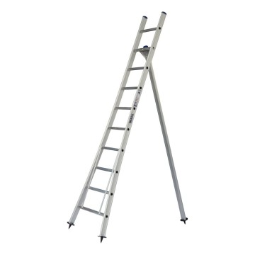 Driepoot plukladder 8 t m 14 sporten geanodiseerd1 5