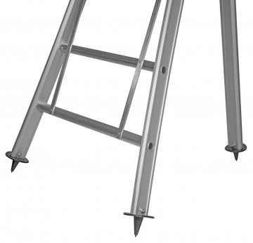 Driepoot plukladder 8 t m 14 sporten geanodiseerd1