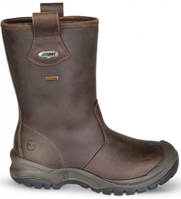 Grisport laars S3 waterproof bruin met kruipneus maat 39 t/m 48