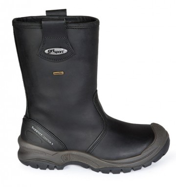 Grisport werklaars wolgevoerd S3 zwart 72401