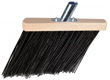 Gootbezem met zwarte kunstvezels1