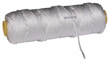 Metselkoord nylon wit