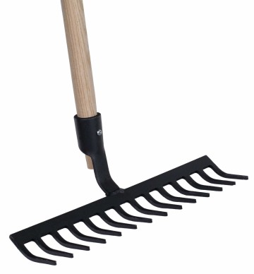 Tuinhark 14 tands zijaanzicht