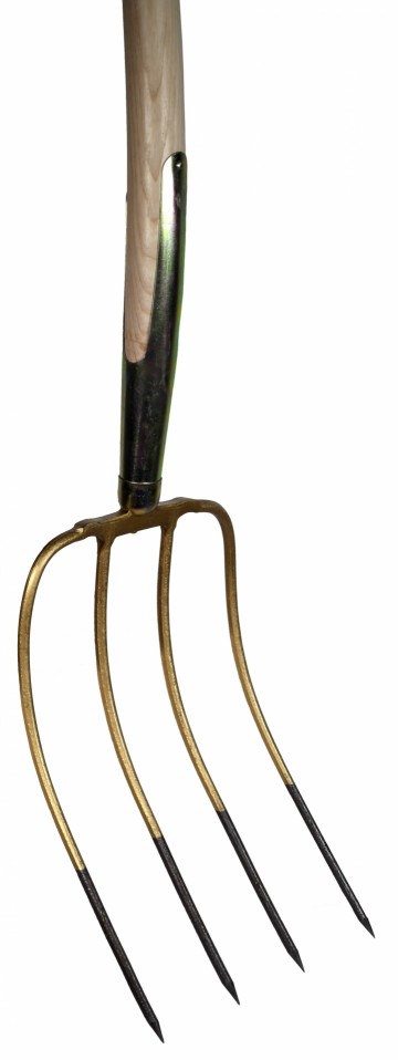 Mestvork 4 tands 85cm met T-greep vork