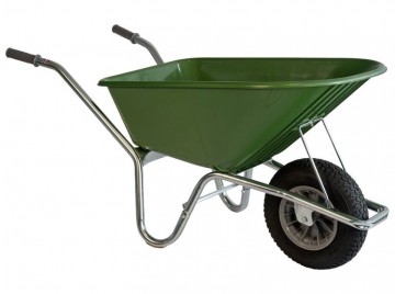 Hummer klus tuinkruiwagen verzinkt frame 100 l gra1