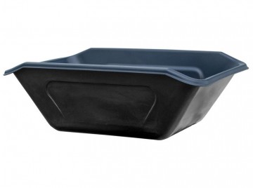 Hummer zwarte kunststof kruiwagenbak 350 l1