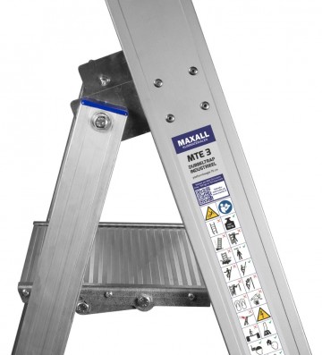 Industriele bordestrap 3 t m 12 treden geanodiseer1 2