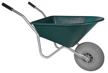 Kinderkruiwagen 35 l groen met softwiel1