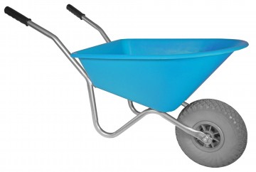 Kinderkruiwagen 35 l lichtblauw met softwiel1