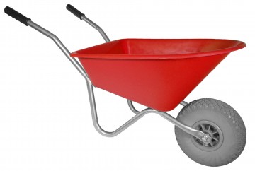 Kinderkruiwagen 35 l rood met softwiel1