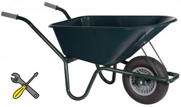 Klus tuinkruiwagen basic gecoat frame 100 l ongemo1
