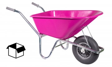 Klus tuinkruiwagen verzinkt frame 100 l fuchsia me1