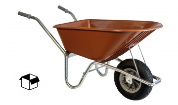 Klus tuinkruiwagen verzinkt frame 100 l terrarood1 5