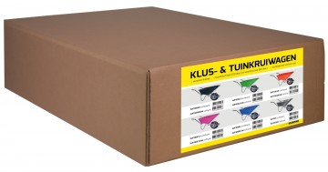 Klus tuinkruiwagen verzinkt frame 85 l verzinkte b1