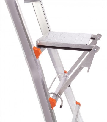 Werkbordes Little Giant op trap