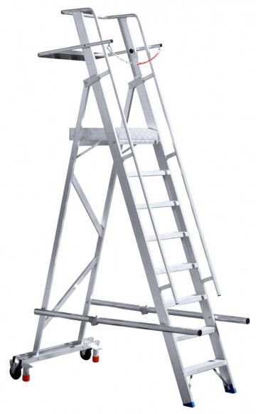 Mobiele magazijntrap easy 4 t m 12 treden1