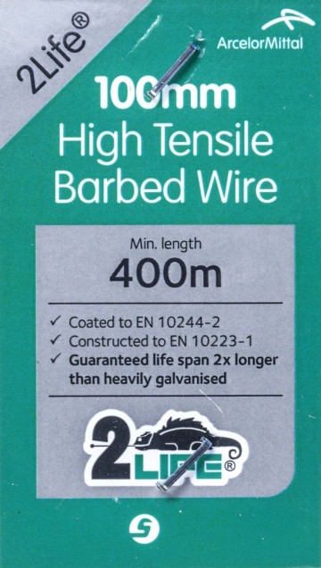 Puntdraad verzinkt high tensile op klos 400 m 16 m1 3