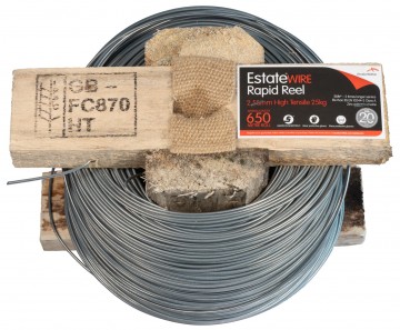 Spandraad crapal2 verzinkt high tensile op haspel1 0