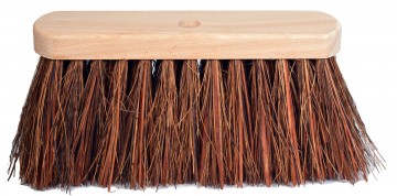 Straatbezem met bassine stalks natuurvezels 29 t m1