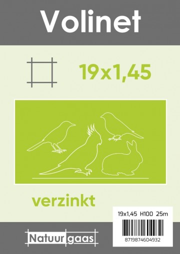 Volieregaas volinet verzinkt 19x145 mm 100 cm1 3