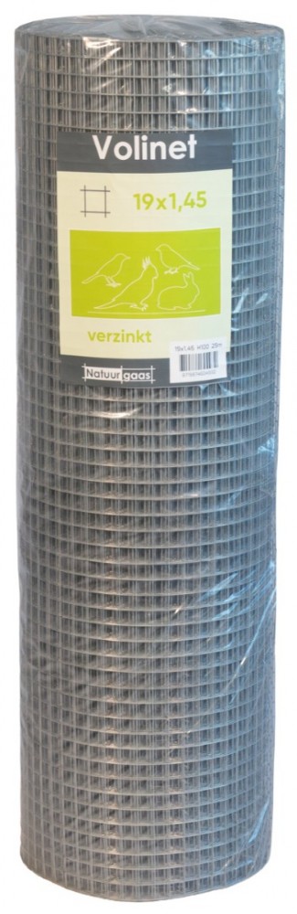 Volieregaas volinet verzinkt 19x145 mm 100 cm1