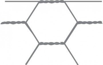 Zeskantgaas avium verzinkt 13x07 mm 50 t m 200 cm1 1