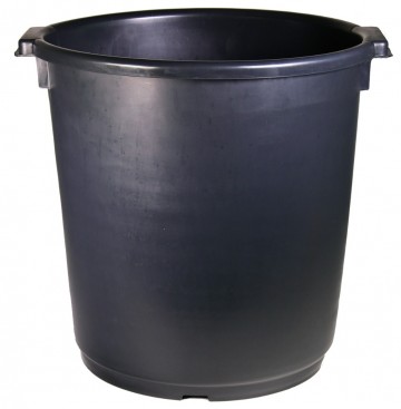 Zwarte kunststof kuip 30 t m 90 l1
