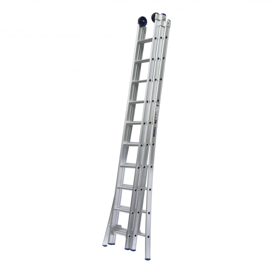 Handelsmerk Traditioneel Vertrouwen Maxall Reform ladder 3 delen 7/8/9/10/12 sporten uitgebogen optioneel  geadoniseerd - Ladders en toebehoren - De Landbouwspecialist | Gereedschap  voor de vakman en thuisklusser